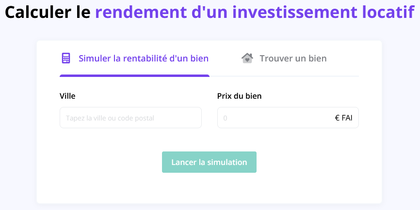 démarrez une simulation LMNP sur Horiz.io