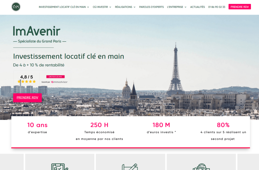 ImAvenir avis pour un investissement locatif à Paris ou dans d'autres grandes villes