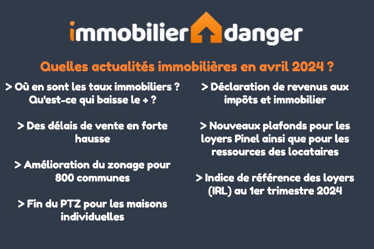 marché immobilier avril 2024 : quoi de neuf ?