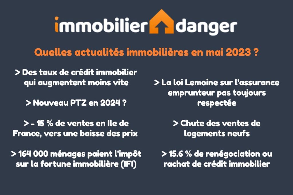 actualités de l'immobilier mai 2023