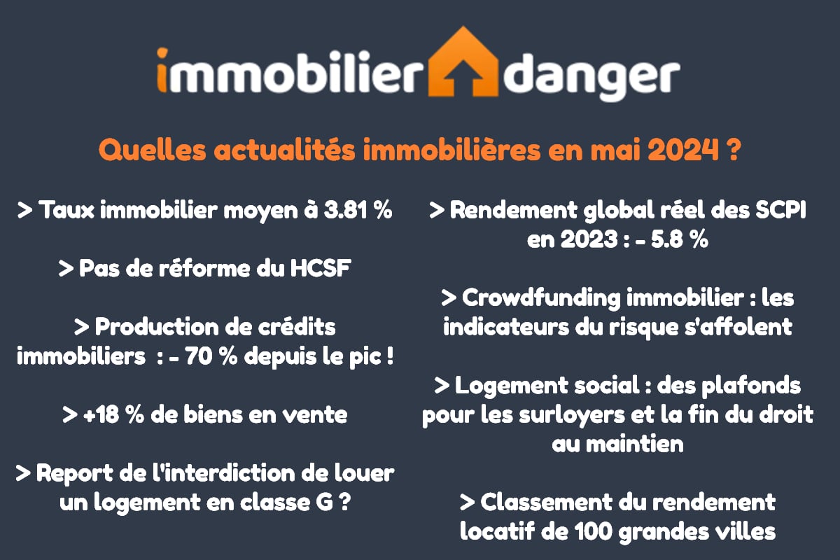 actualité immobilier mai 2024