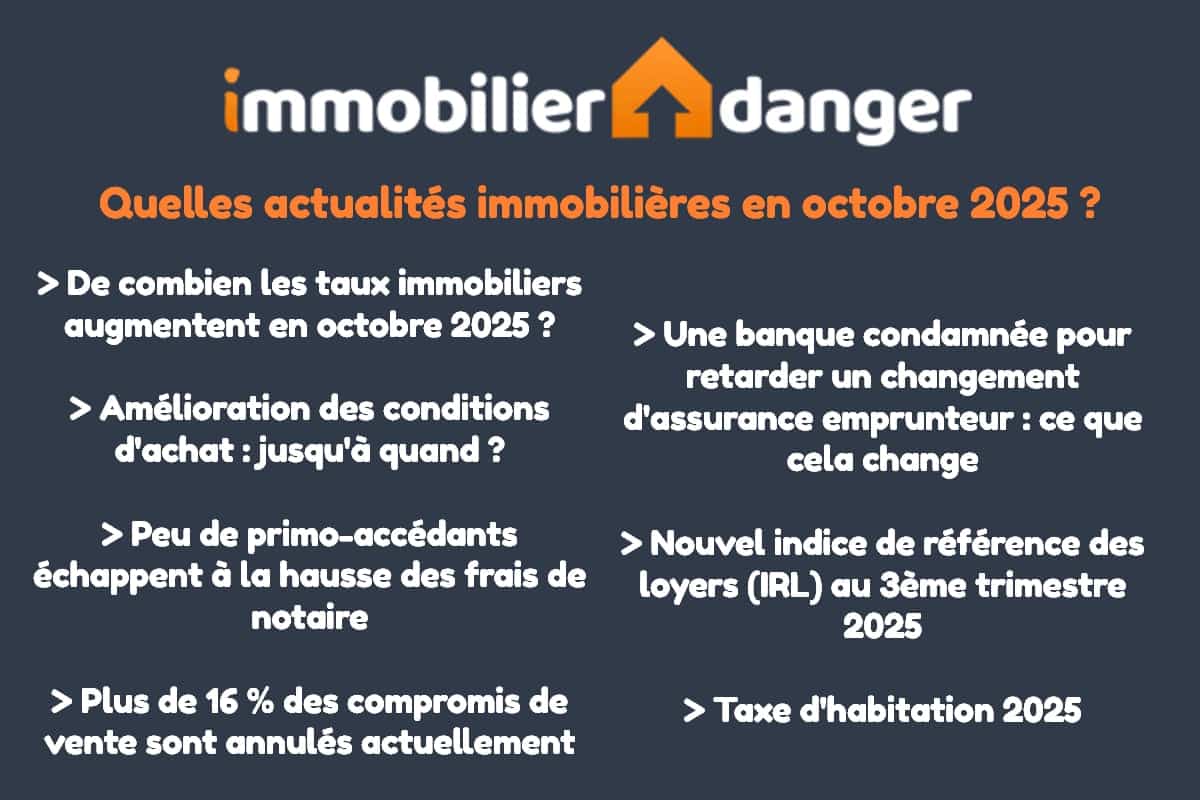 tendances du marché immobilier en octobre 2025 : toute l'actualité