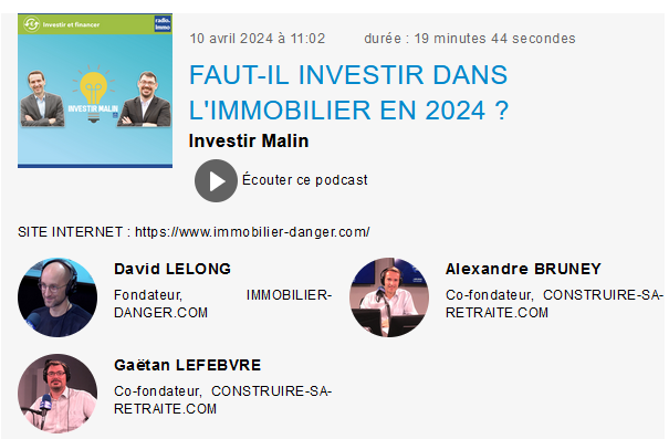 interview David LELONG sur Radio Immo