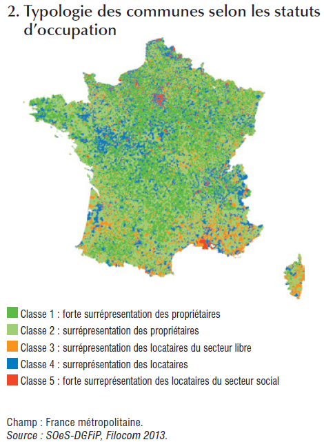 Typologie des communes selon statut principal