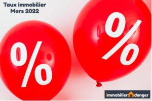 taux pret immobilier actuel en mars 2022