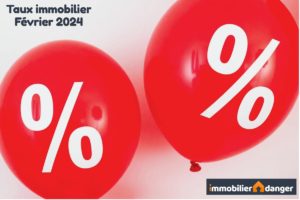 taux credit immobilier fevrier 2024